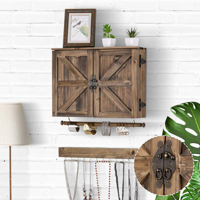 Wall-mounted Wooden Jewelry Cabinet B-15